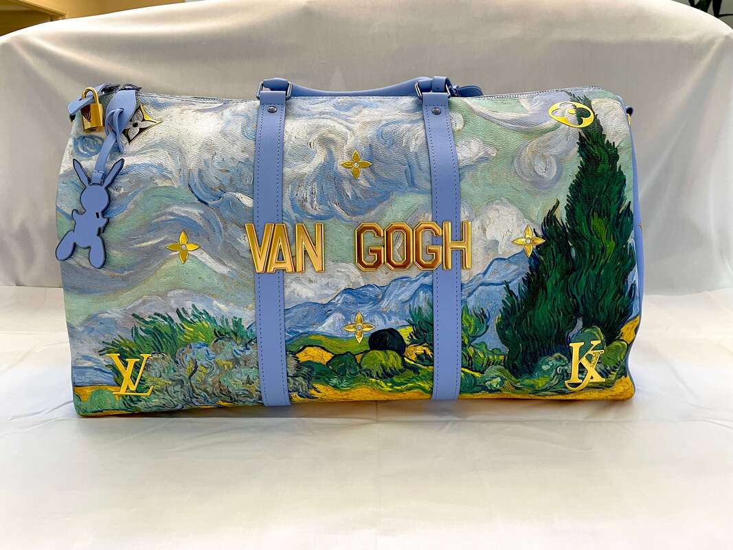 Louis Vuitton x Jeff Koons Van Gogh Keepall 50  Louis vuitton handbags, Louis  vuitton, Louis vuitton travel bags